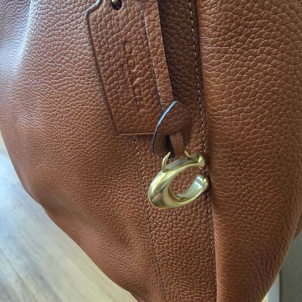Coach Alana Saddle Brown Tote - Picture 6 of 14